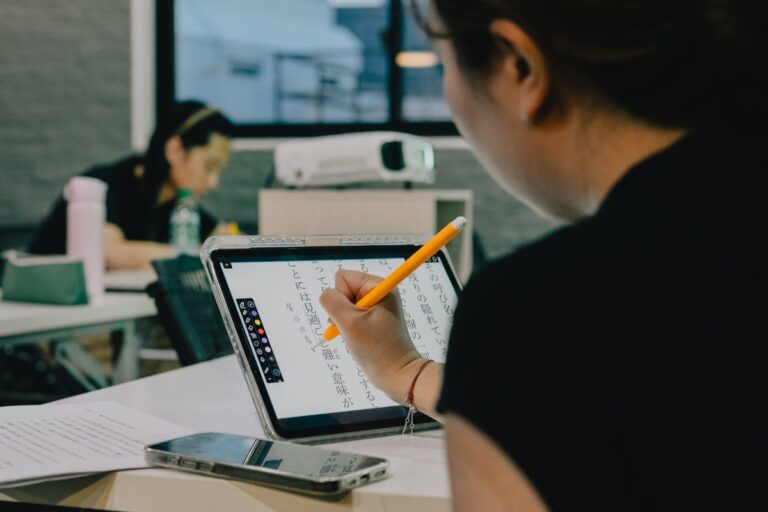 Tabletas educativas para estudiantes en Japón