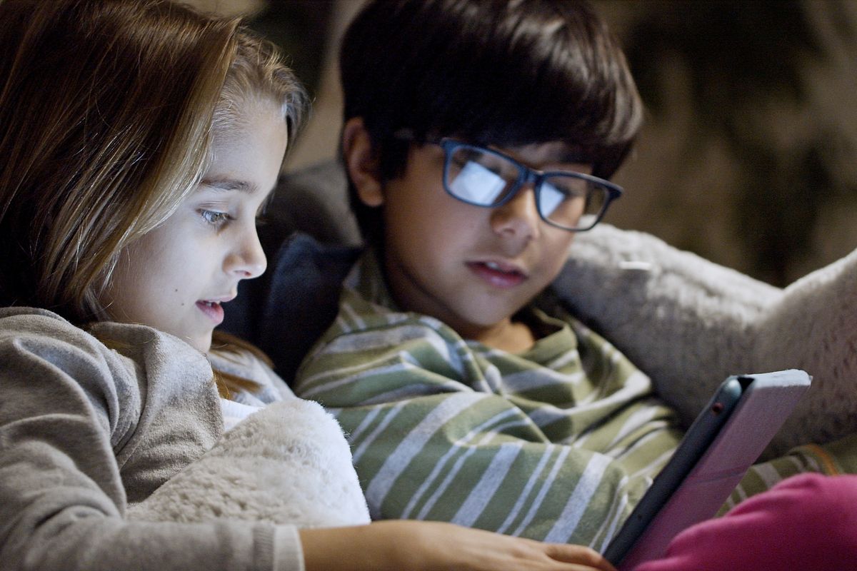 Tablets para niños en uso nocturno